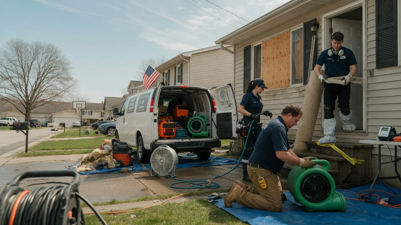Water Damage Restoration in Derby, IA near me